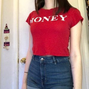 Red “HONEY” T-shirt